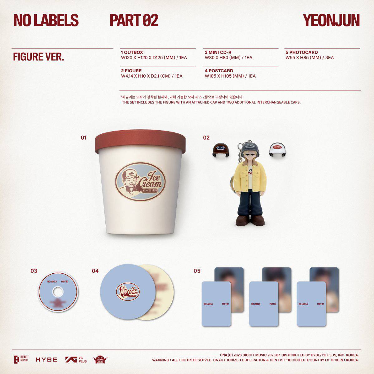 (PRE-ORDER) TXT YEONJUN - [NO LABELS: PART 02](Figure ver.)