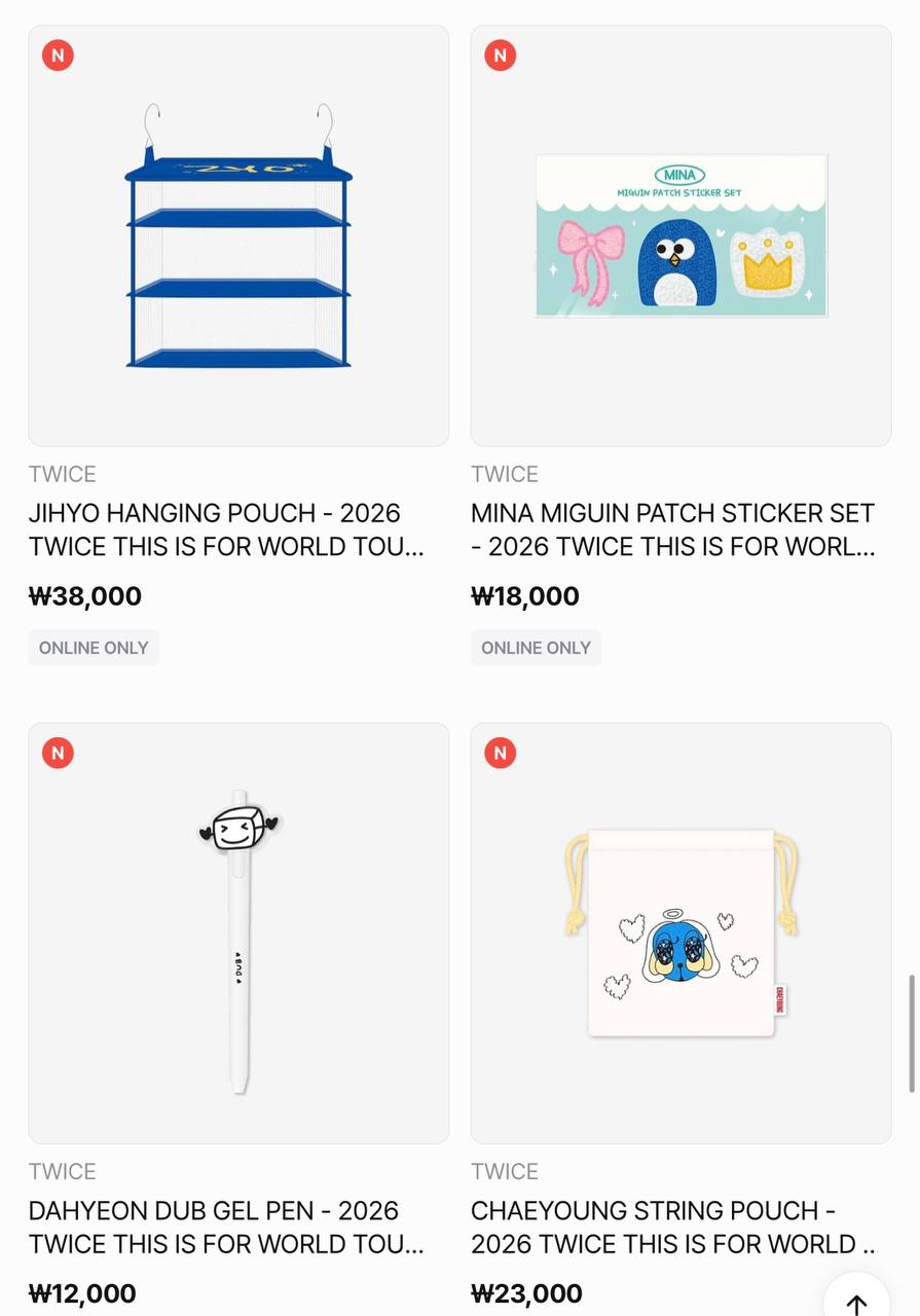 (PRE-ORDER) TWICE - [THIS IS FOR] WORLD TOUR FINALE in SEOUL POP-UP STORE Official MD