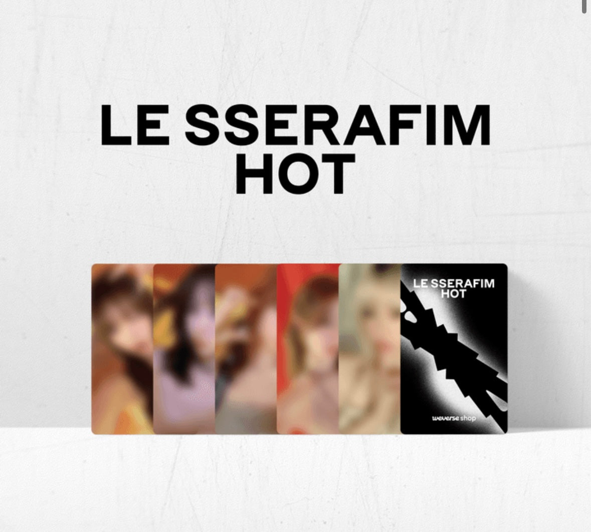 (PRE-ORDER) LE SSERAFIM - [HOT] (Lucky Draw Event)
