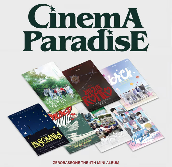 (INSTOCK) ZEROBASEONE ZB1 - The 4th Mini Album [CINEMA PARADISE] (ZEROSE ver.)