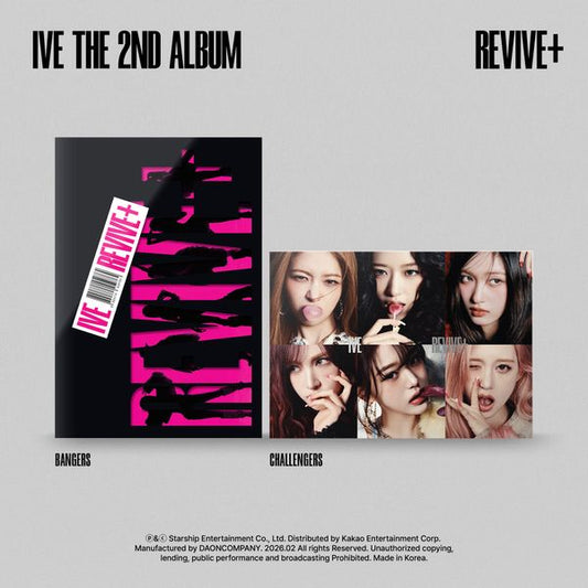 (PRE-ORDER) IVE - 2nd Album [REVIVE+] (BANGERS/CHALLENGERS ver.)