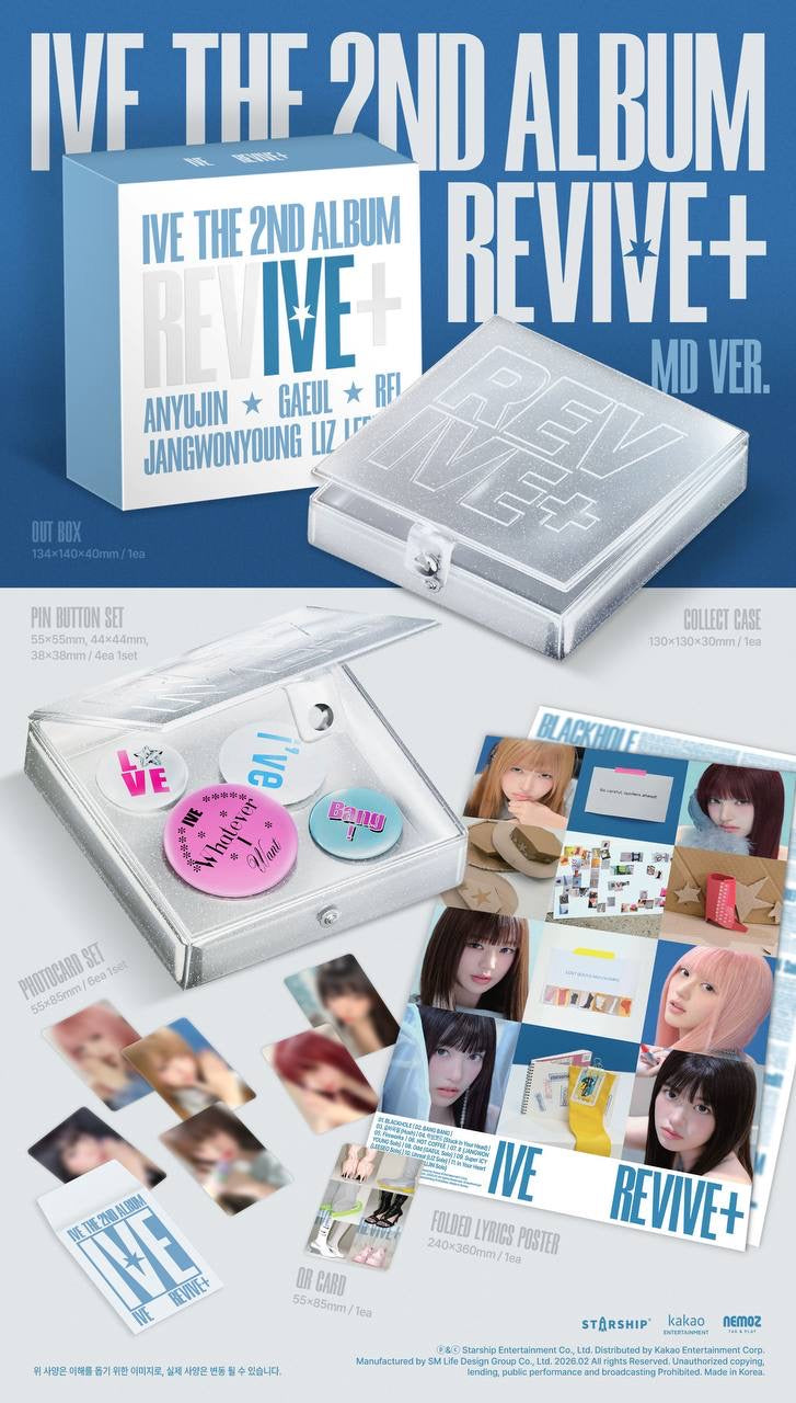(PRE-ORDER) IVE - 2nd Album [REVIVE+] (MD ver.)