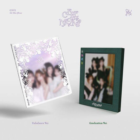 (PRE-ORDER) QWER - 4th Mini Album [Ceremony] (Unbalance/Graduation ver.)