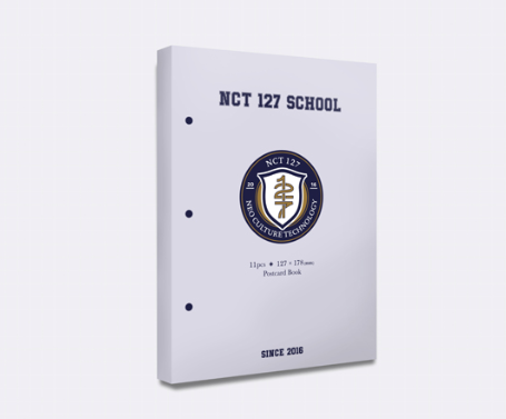 NCT 127 HARD COVER POSTCARD BOOK - 2021 BACK TO SCHOOL KIT