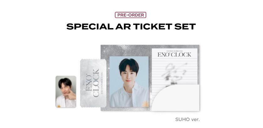 EXO 2023 Fan Meeting [EXO’ Clock] Official MD Goods (Special AR Ticket Set)