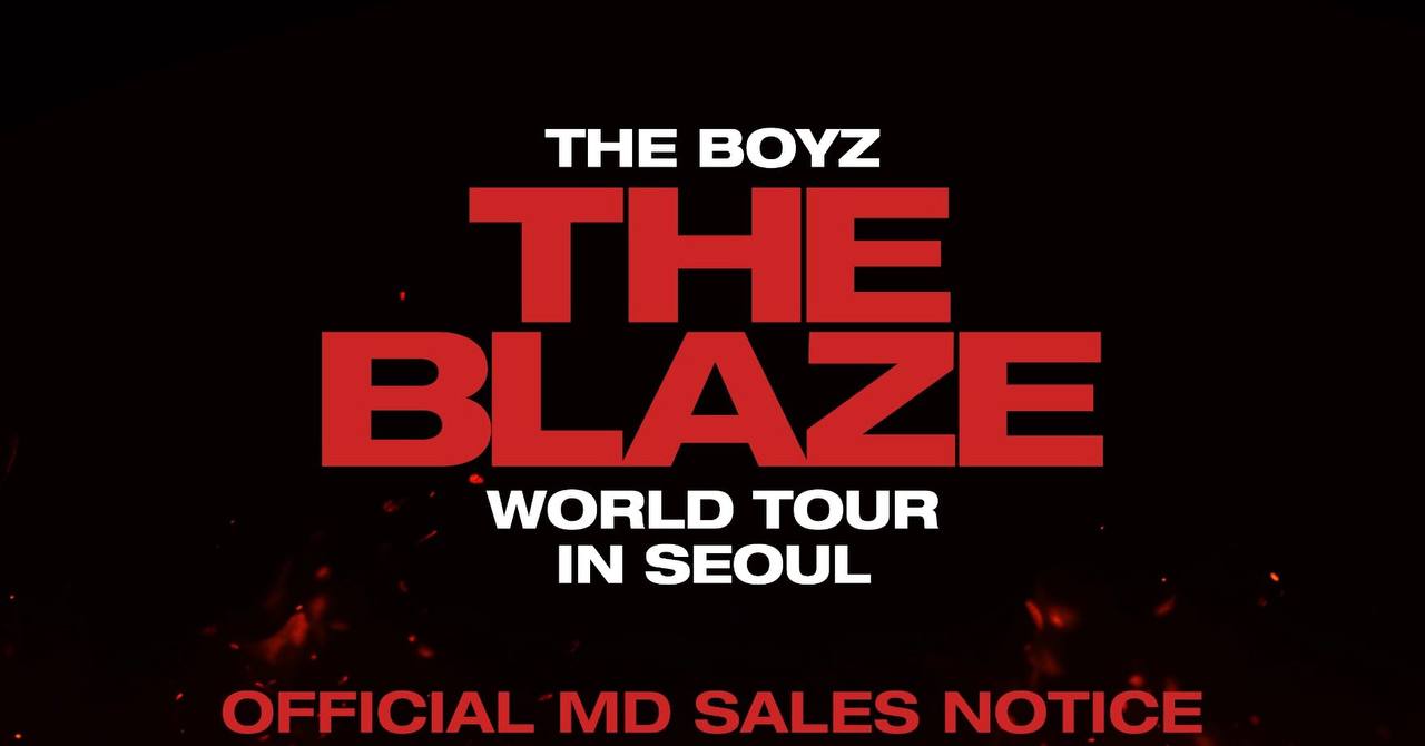 (PRE-ORDER) THE BOYZ -  [THE BLAZE] WORLD TOUR in SEOUL Official MD