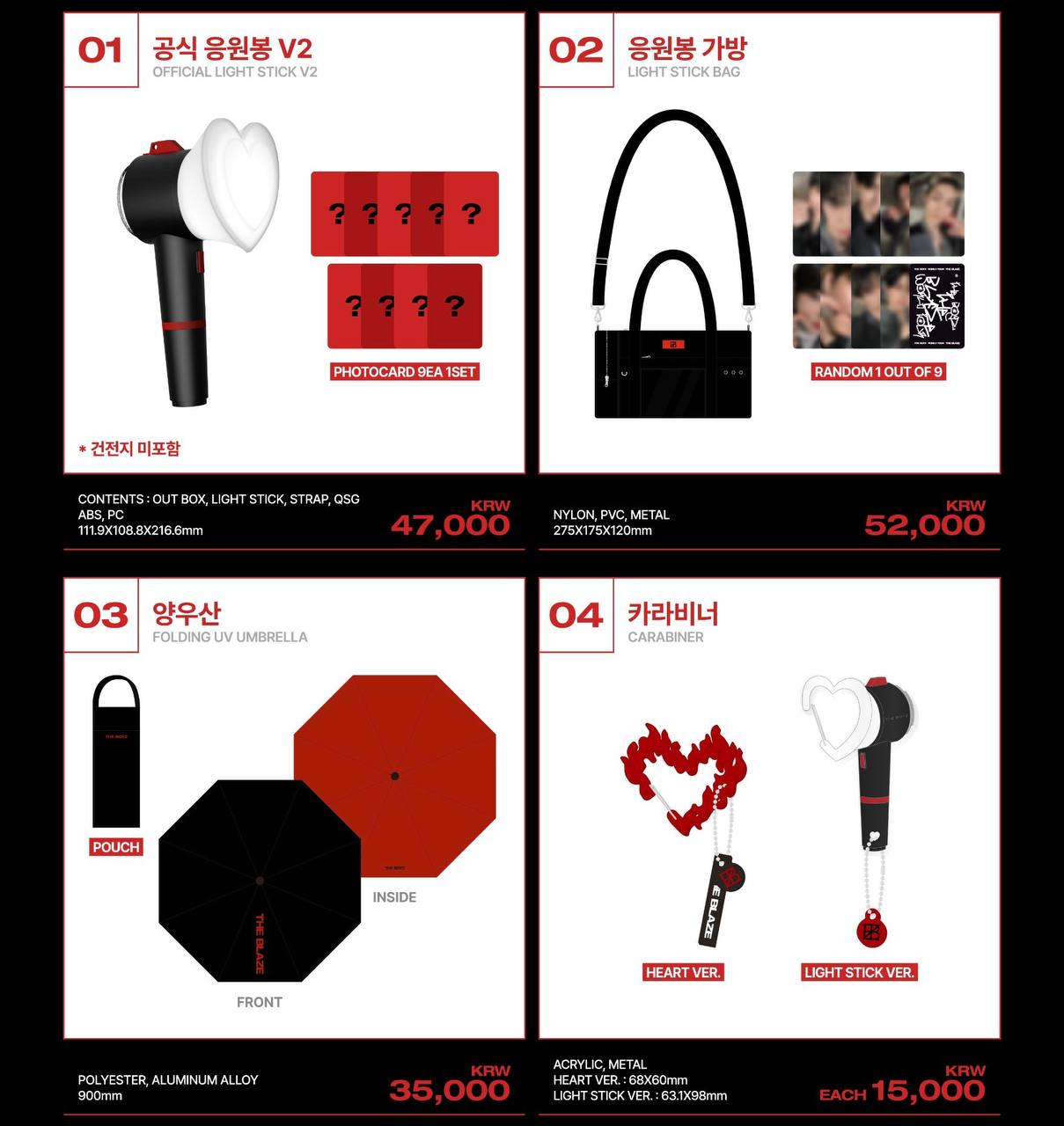 (PRE-ORDER) THE BOYZ -  [THE BLAZE] WORLD TOUR in SEOUL Official MD
