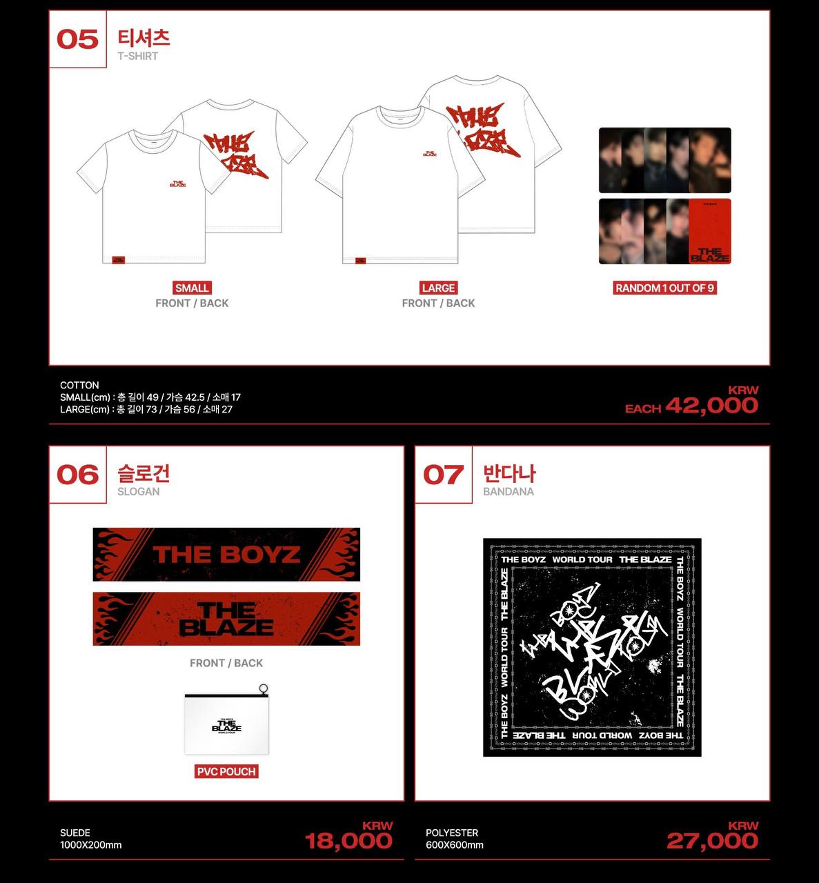 (PRE-ORDER) THE BOYZ -  [THE BLAZE] WORLD TOUR in SEOUL Official MD