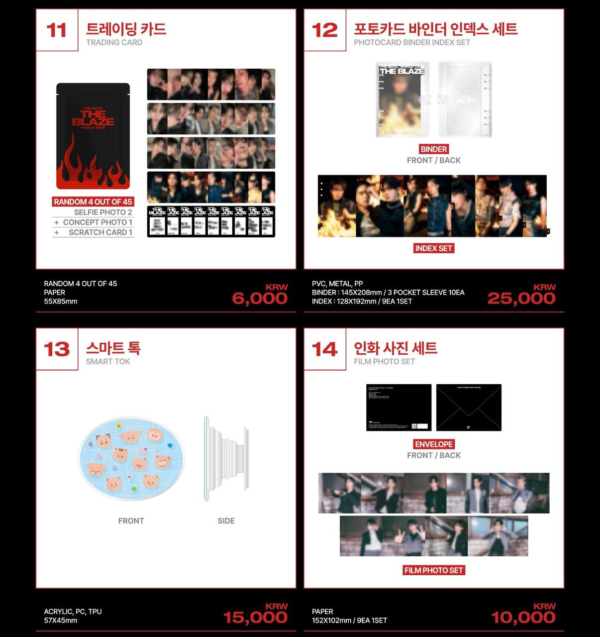 (PRE-ORDER) THE BOYZ -  [THE BLAZE] WORLD TOUR in SEOUL Official MD
