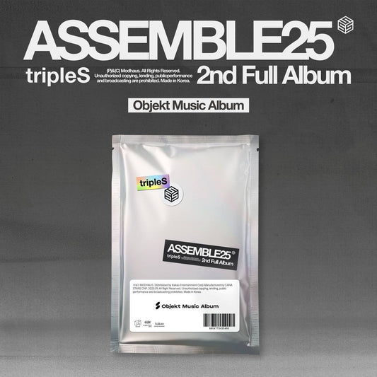 (PRE-ORDER) tripleS - 2nd Full Album [ASSEMBLE25] (Objekt Music Album ver.)