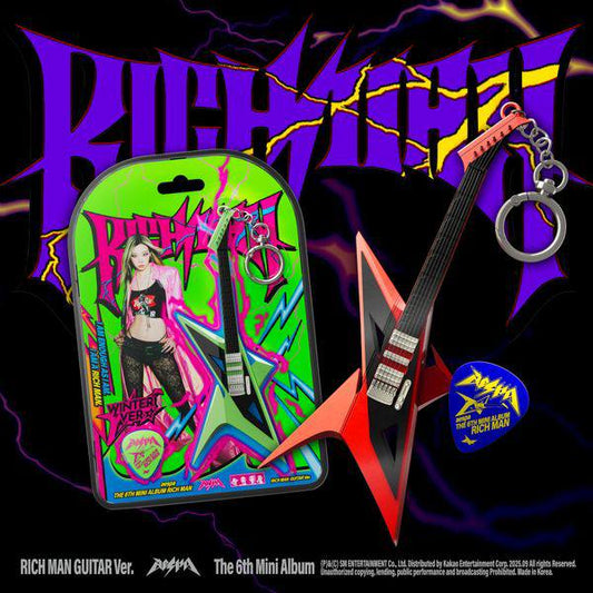 (PRE-ORDER) Aespa - 6th Mini Album [Rich Man] (Rich Man Guitar ver.)