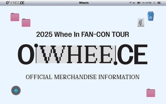 (PRE-ORDER) MAMAMOO Whee In - 2025 FAN-CON TOUR [OWHEECE] OFFICIAL MD