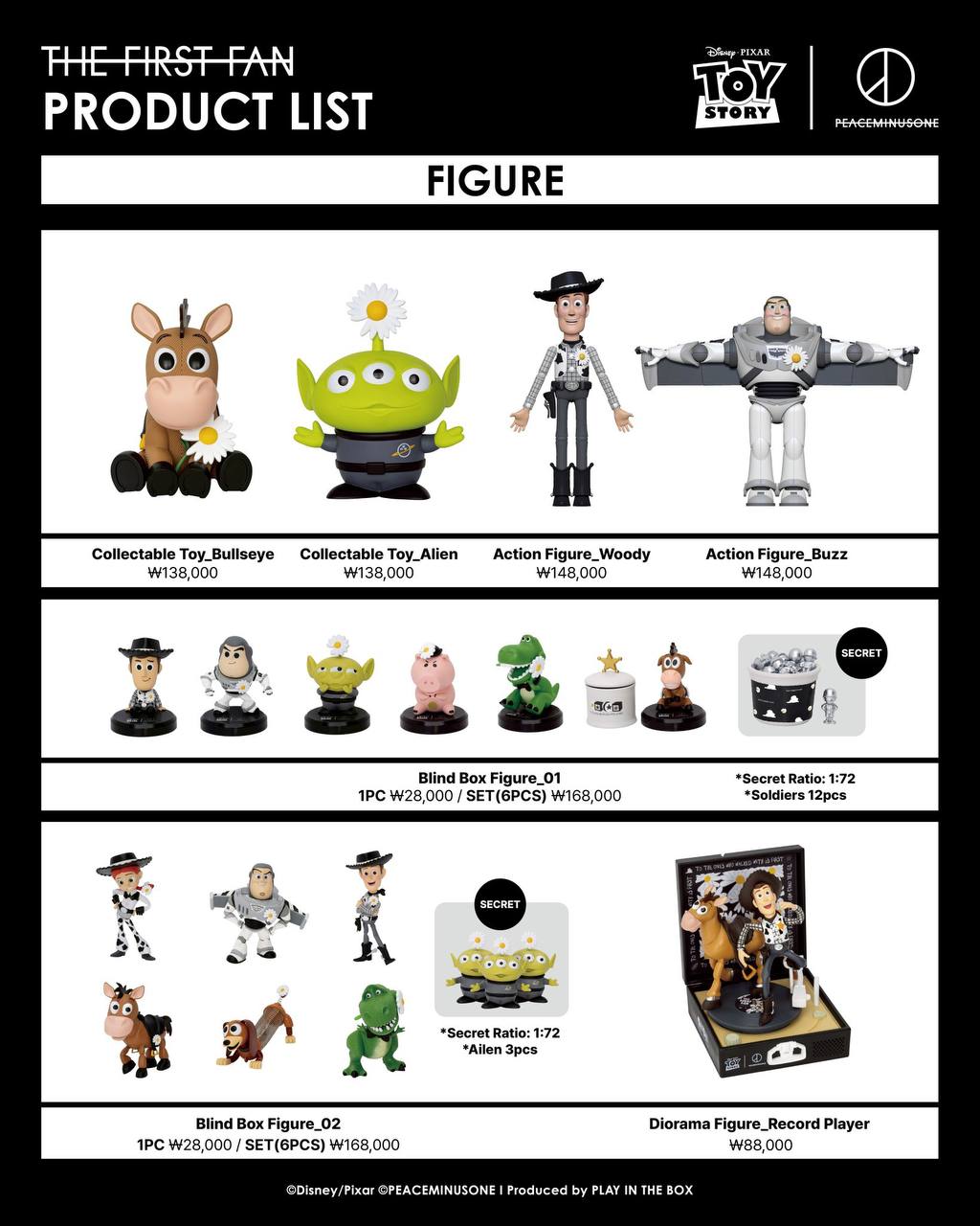 (PRE-ORDER) BIG BANG G-DRAGON - Disney Toy Story x Peaceminusone Collaboration Pop-Up Official MD