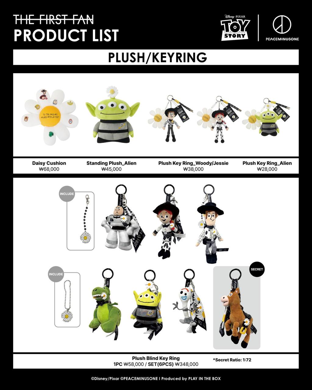 (PRE-ORDER) BIG BANG G-DRAGON - Disney Toy Story x Peaceminusone Collaboration Pop-Up Official MD