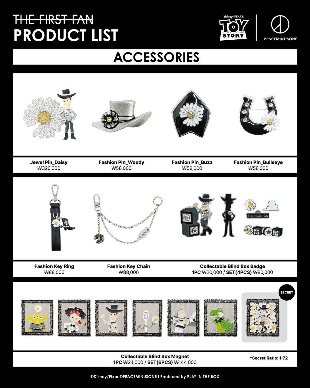 (PRE-ORDER) BIG BANG G-DRAGON - Disney Toy Story x Peaceminusone Collaboration Pop-Up Official MD