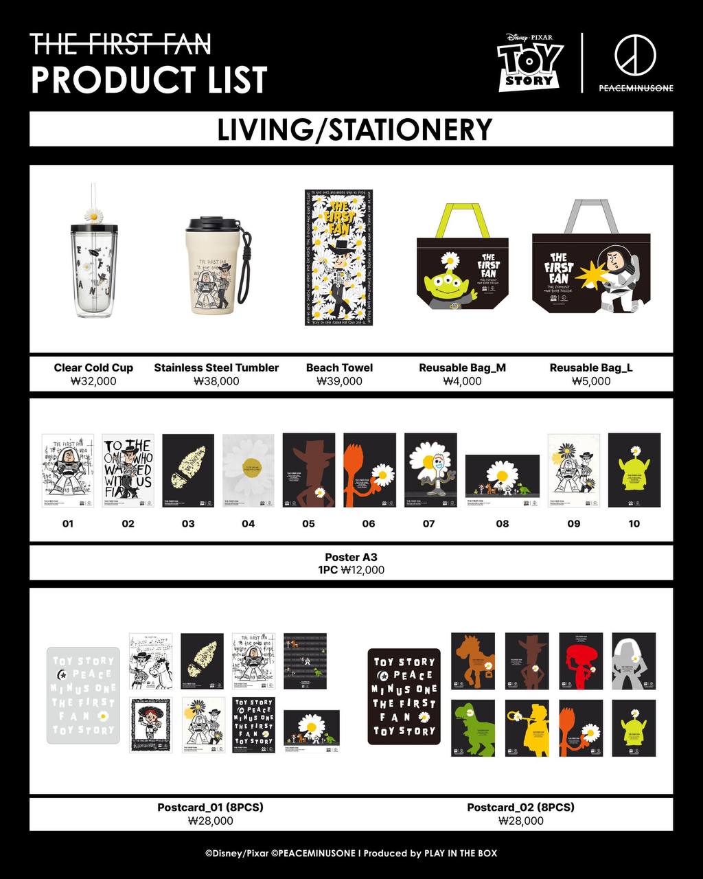 (PRE-ORDER) BIG BANG G-DRAGON - Disney Toy Story x Peaceminusone Collaboration Pop-Up Official MD