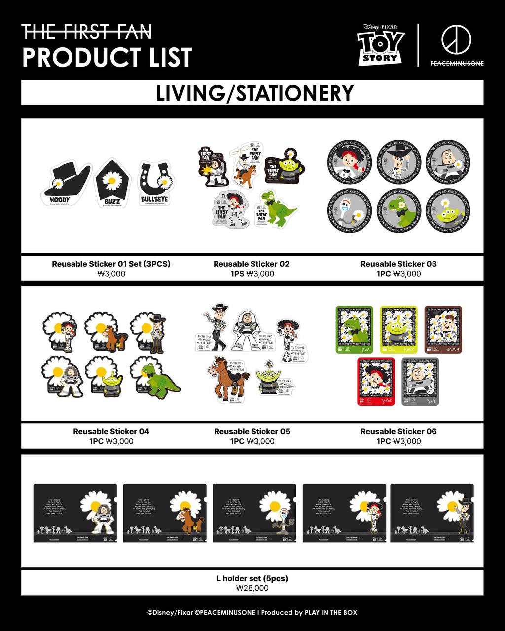 (PRE-ORDER) BIG BANG G-DRAGON - Disney Toy Story x Peaceminusone Collaboration Pop-Up Official MD