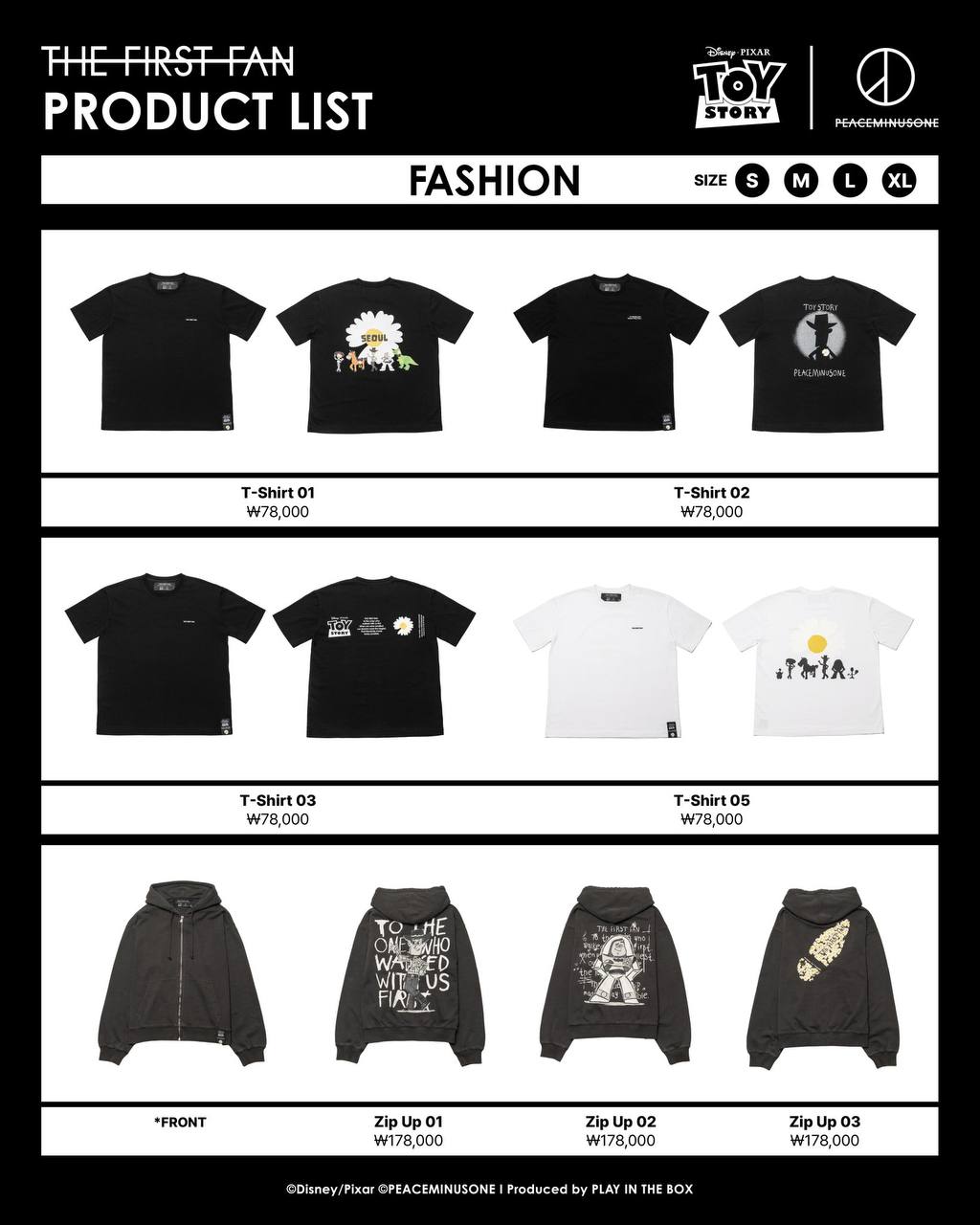 (PRE-ORDER) BIG BANG G-DRAGON - Disney Toy Story x Peaceminusone Collaboration Pop-Up Official MD