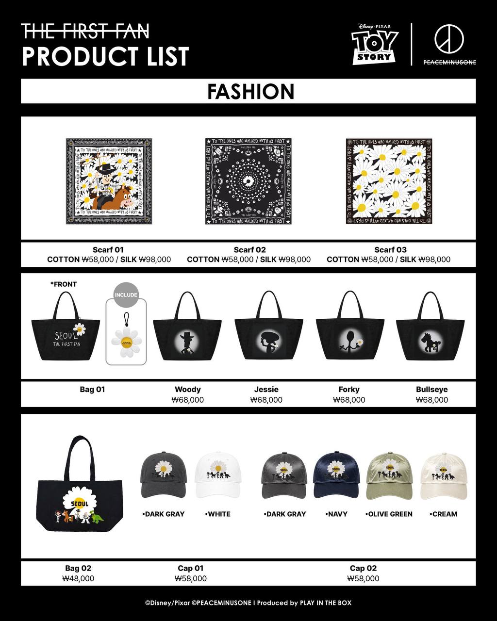 (PRE-ORDER) BIG BANG G-DRAGON - Disney Toy Story x Peaceminusone Collaboration Pop-Up Official MD