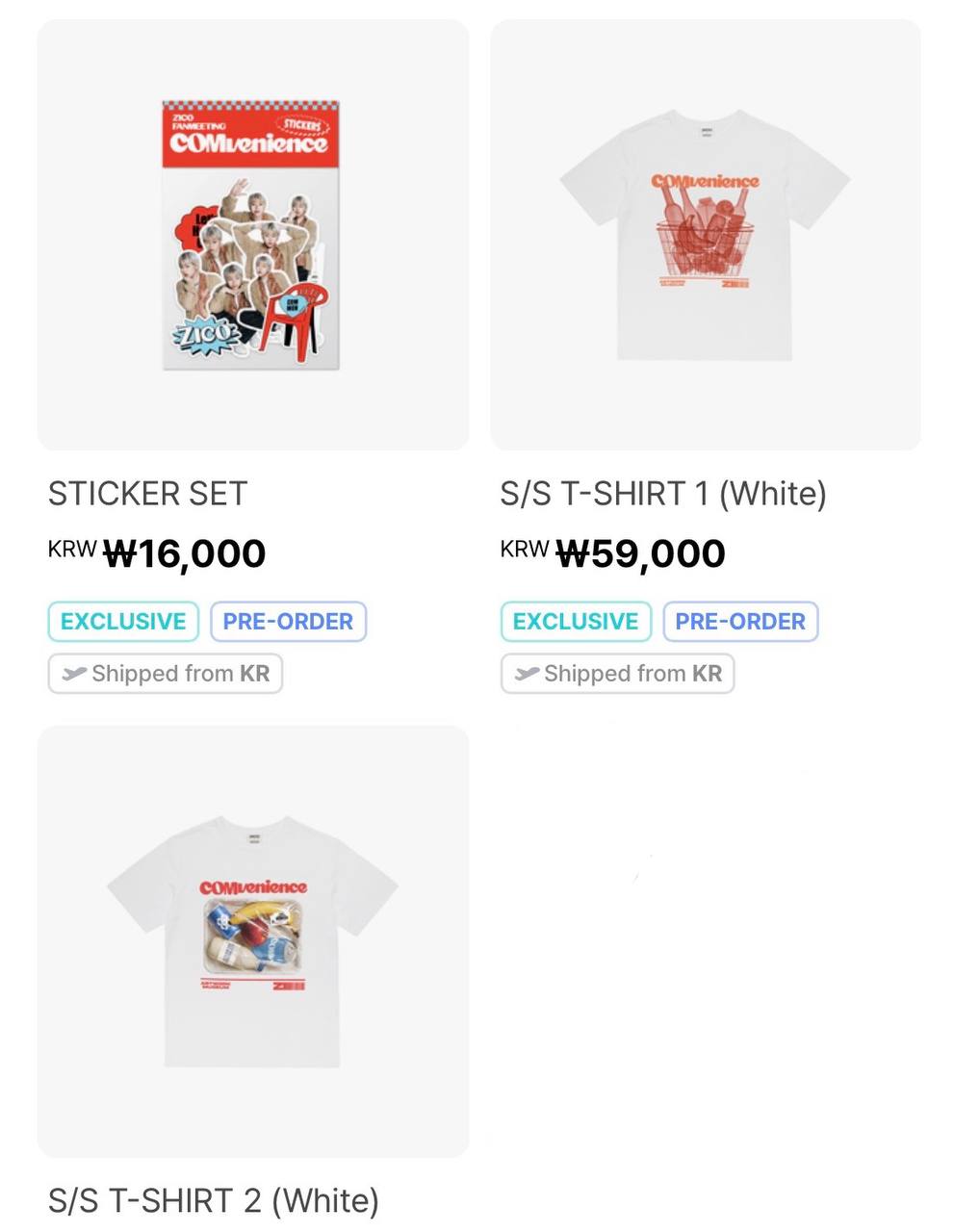 (PRE-ORDER) ZICO - Fanmeeting [COMvenience] Official MD
