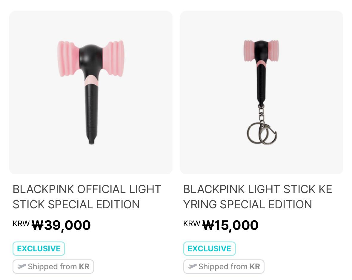 (PRE-ORDER) BLACKPINK. - Official Lightstick & Keyring Special Edition
