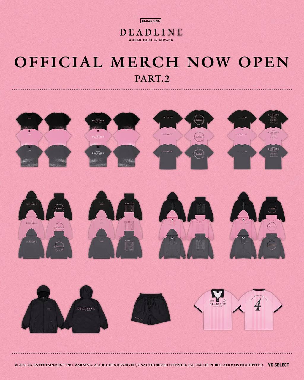 (PRE-ORDER) BLACKPINK - [DEADLINE] World Tour in Goyang Official MD